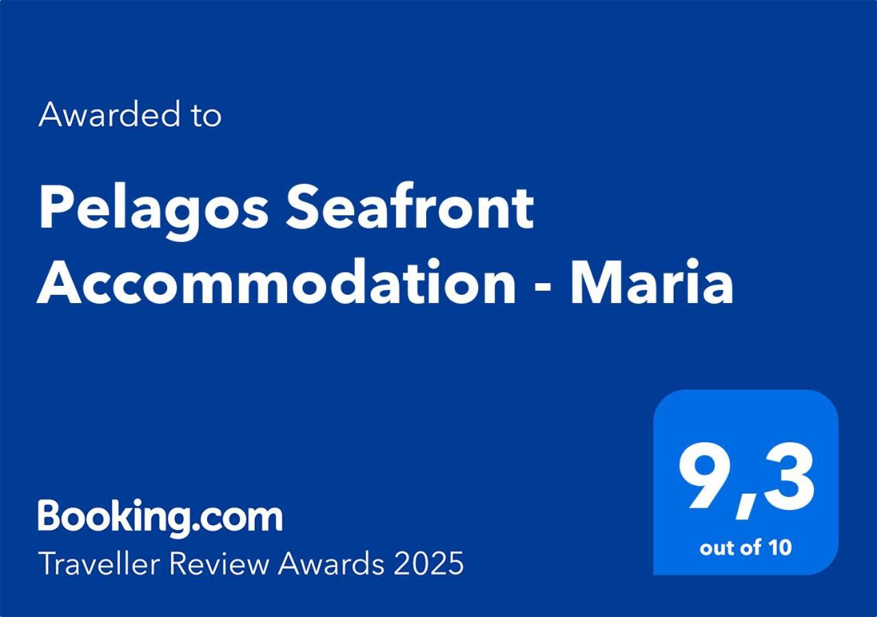 Pelagos Seafront Accommodation - Maria Myrties Luaran gambar
